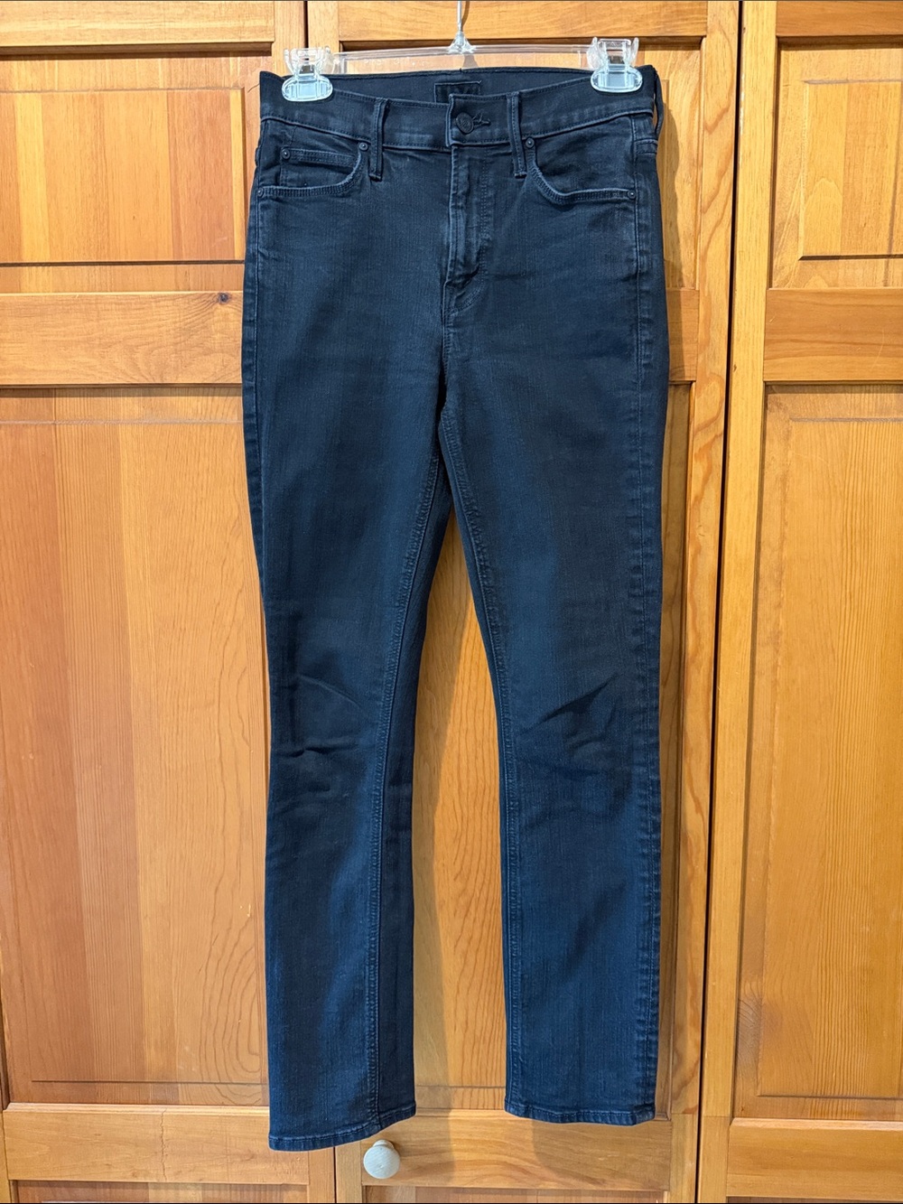 Mother The Mid Rise Dazzler Ankle Jeans Black